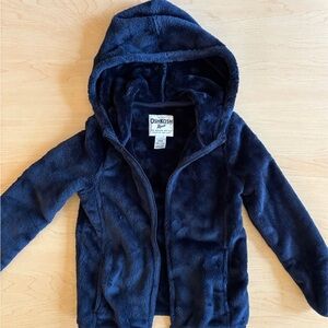 OshKosh B'gosh Navy Fleece Jacket for kids size 6 / 6X